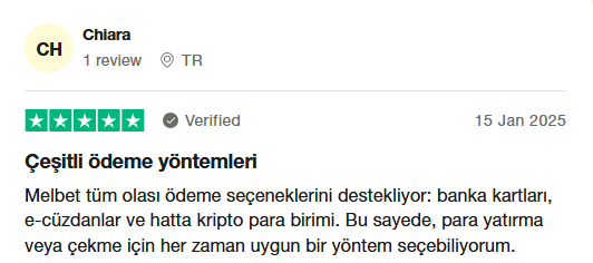 Melbet'te çok uygun para çekme süreci