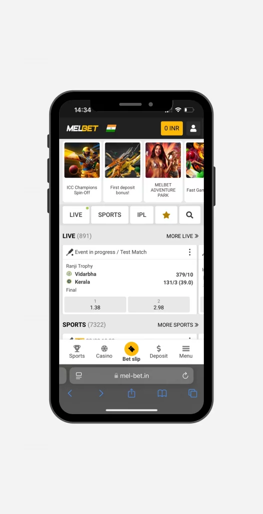 Mobile version page