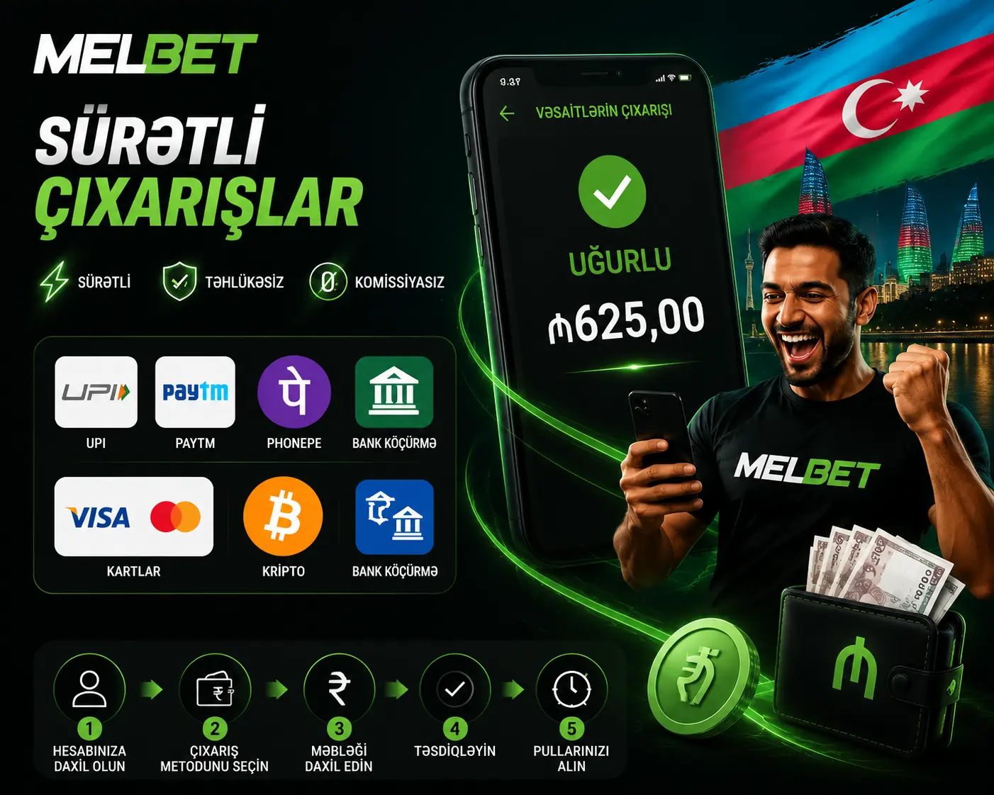 Melbet Azərbaycan üçün ödəniş və vəsait çıxarış funksiyaları olan tətbiq